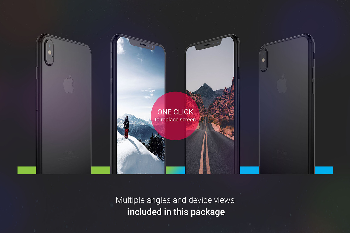 iPhone 8 Mockup Complete Pack Black, an iPhone Mockup by mockuptain (Photo 5 of 10)