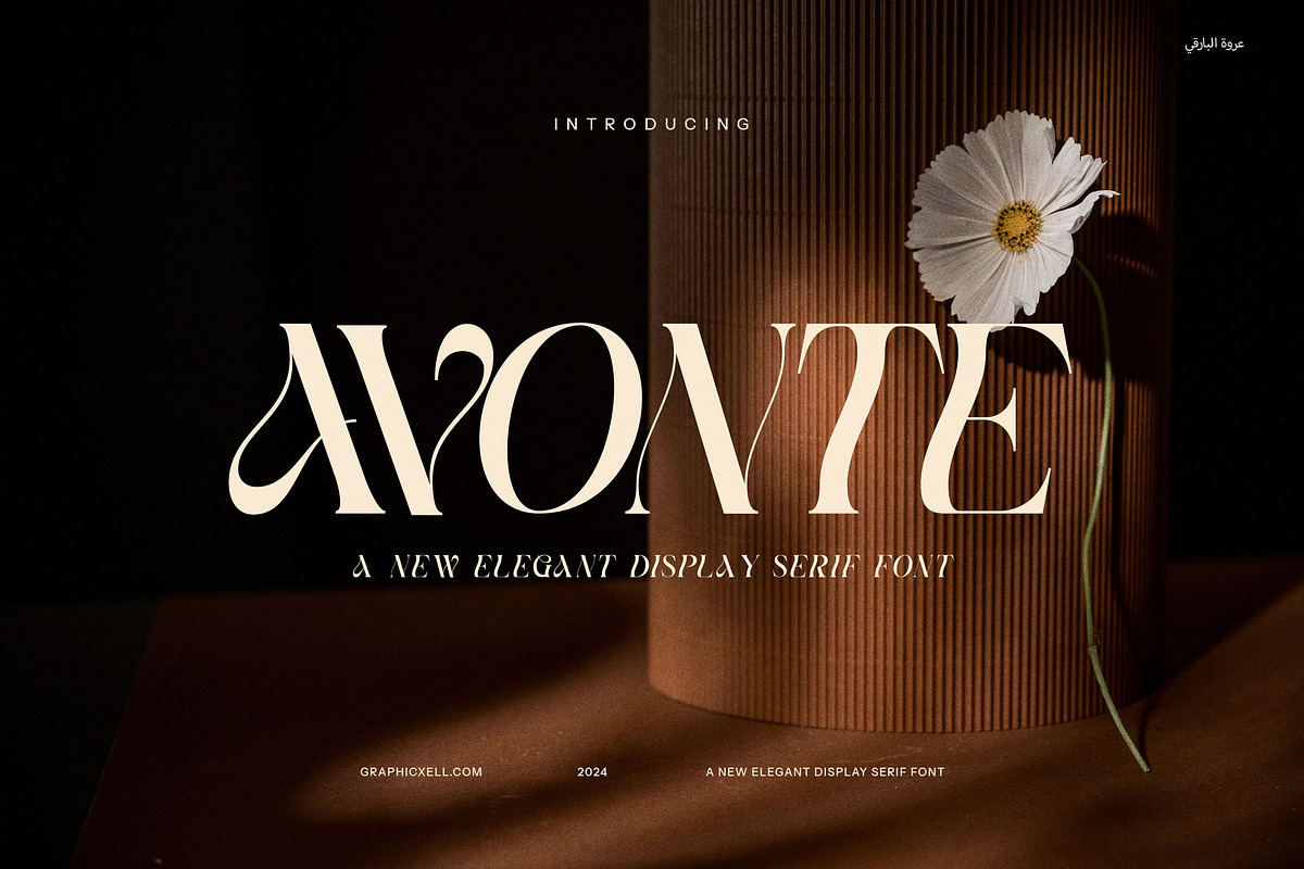 Avonte - Elegant Serif Font, a Serif Font by Graphicxell (Photo 1 of 8)