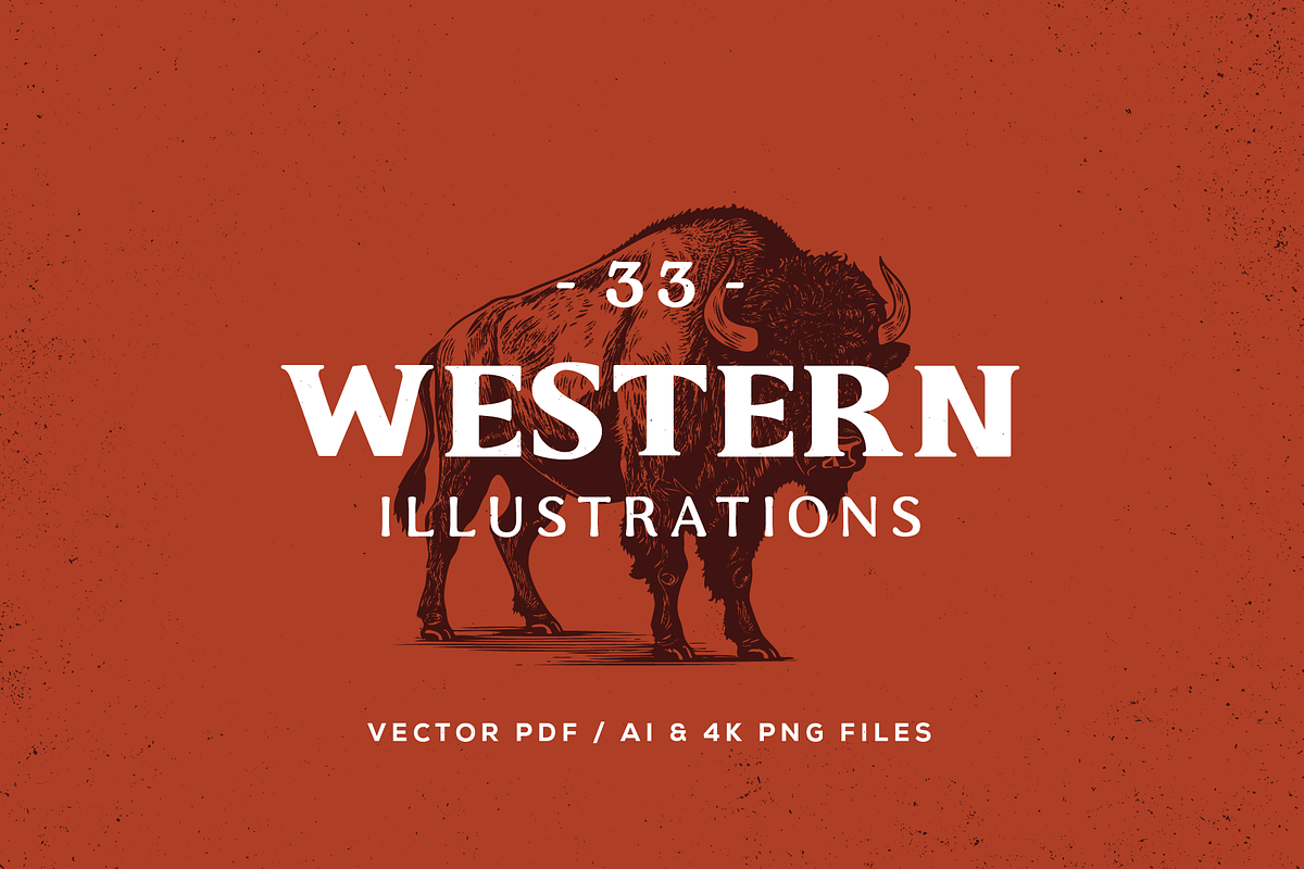33 Western Illustrations, an Object Illustration by Zengi (Photo 1 of 7)
