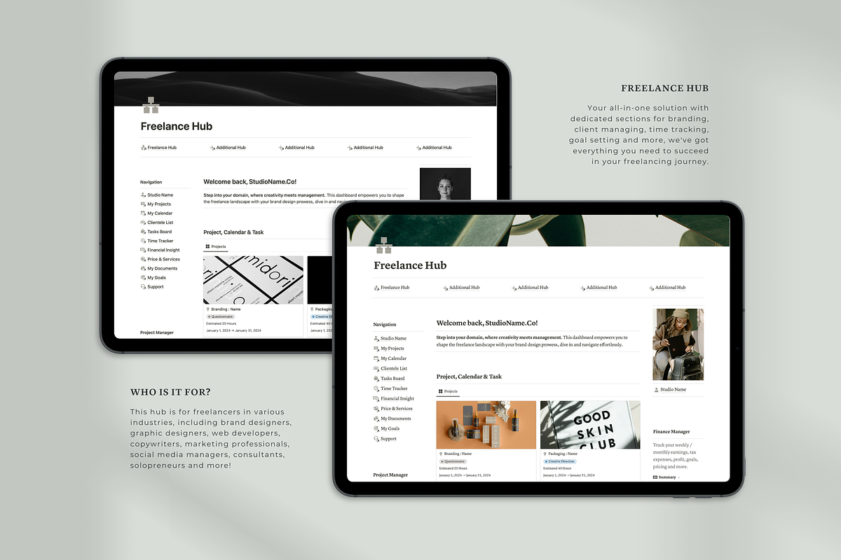 All-In-One Notion Branding Kit, a Templates & Theme by Swyn.Studio (Photo 3 of 11)