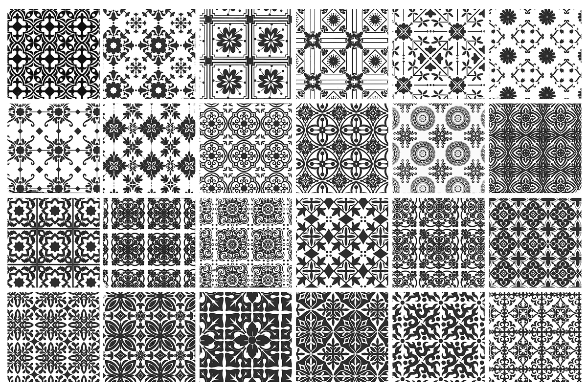 Ornamental pattern brushes Procreate, a Brush Add-On by TheWhiteCatLab (Photo 5 of 5)