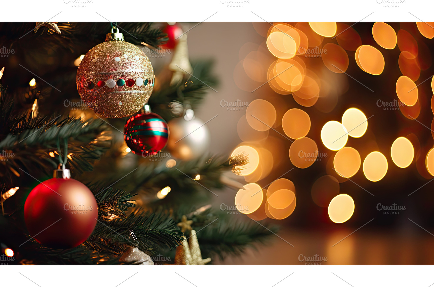 festive sparkle lights ai generated, a Holiday Photo by pikepicture