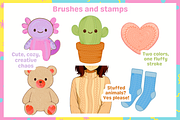 Wool and Yarn Brushes and Textures, a Brush Add-On by Cozy Brushery (Thumbnail 9 of 9)