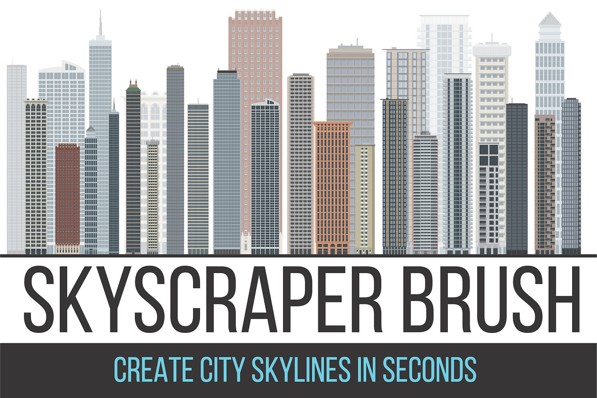 Skyscraper Vector Brush, a Brush Add-On by Industrial Artworks (Photo 1 of 3)
