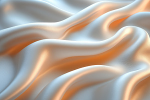 Elegant beige satin fabric with soft, flowing waves and a warm glow., a Background Photo by ImageMir