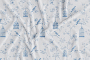 Floral Blue Toile Seamless Patterns, a Pattern Graphic by Olya Creative (Thumbnail 13 of 18)