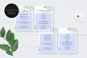 Wedding Program Template, Aurora, an Invitation Template by Alice Bluefox (Thumbnail 9 of 10)