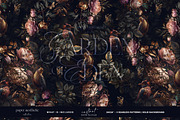 Gold Pastel Floral Pattern, a Pattern Graphic by paper aesthetic (Thumbnail 3 of 9)