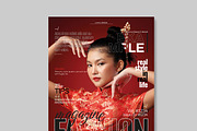 Fashion Magazine Cover Template, a Magazine Template by MightyDesign (Thumbnail 4 of 8)
