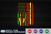 Juneteenth American Flag Graphic, an Object Graphic by FunnySVGCrafts (Thumbnail 3 of 3)