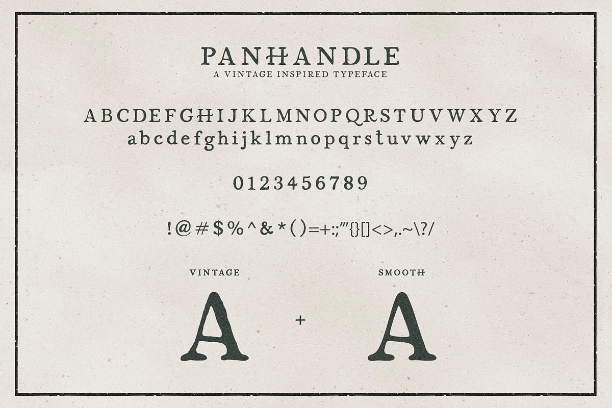 Panhandle Vintage Serif, a Serif Font by Callie Rian & Co. (Photo 13 of 14)