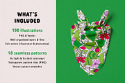 Wild Garden Vector Collection, a Pattern Graphic by rouxsupplyco (Thumbnail 2 of 13)