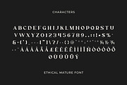 Ethical Mature Display Serif, a Serif Font by Artiveko (Thumbnail 2 of 8)