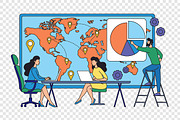 Global Business Analytics Team, a Person Illustration by Partikusi Design (Thumbnail 3 of 3)