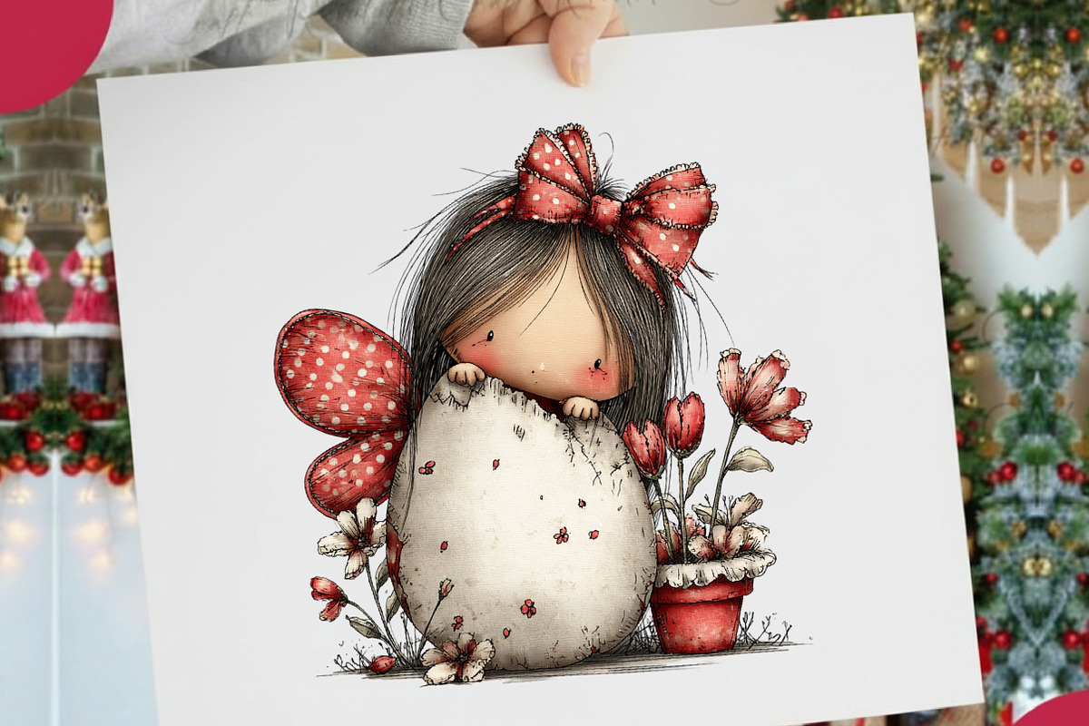 Whimsical Easter Fairy, an Illustration by designcity5 (Photo 5 of 5)