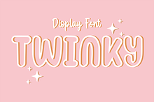 Twinky Font - Outline Cartoon Font