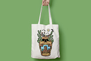 Skull relaxing in the desert, a Person Illustration by gunaonedesign (Thumbnail 3 of 4)