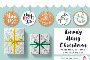 Trendy Merry Christmas