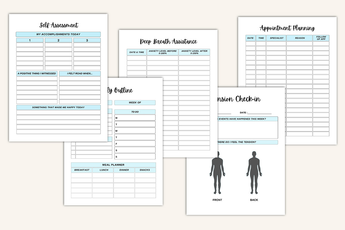 Anxiety & Depression Workbook preview 2