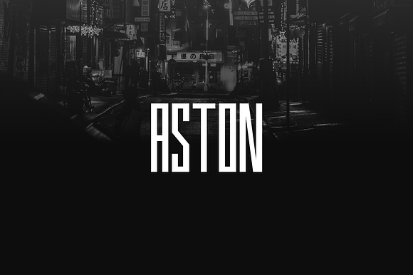 ASTON - Display / Logo Typeface preview 7