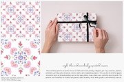 scandinavian folk art patterns, a Pattern Graphic by Patishop Art (Thumbnail 9 of 9)
