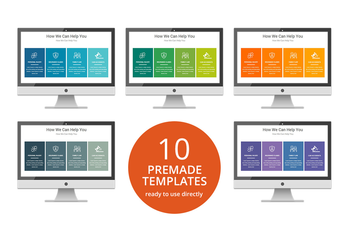 Law Firm PowerPoint Template, a Presentation Template by GraphicStan (Photo 3 of 8)