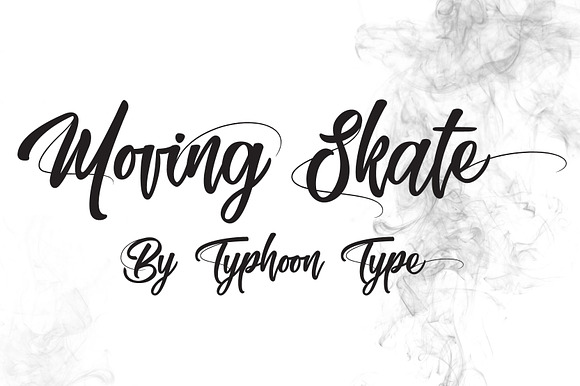 Moving Skate Font preview 3