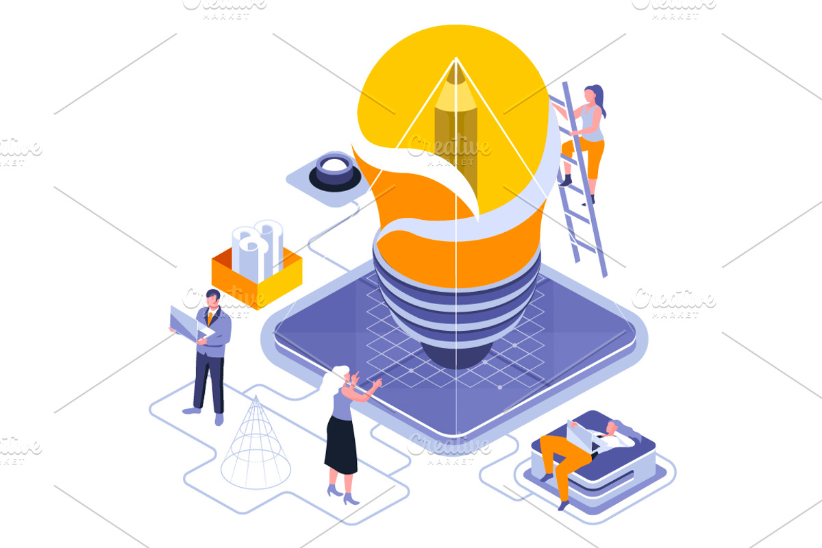 Isometric 3D Illustrations, a Finance Illustration by alexdndz (Photo 25 of 26)