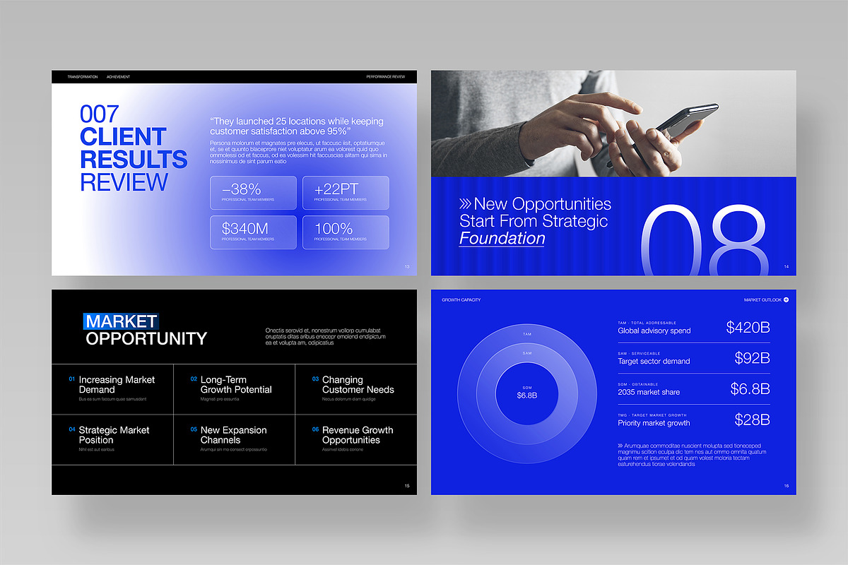 Modern Business Presentation Templat, a Presentation Template by BrandPacks (Photo 5 of 7)