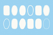 Naive Hand Drawn Frames & Background, an Object Graphic by Leila Divine (Thumbnail 13 of 16)