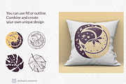 Abstract linear Yoga&vector mandala, a Healthcare Illustration by Tatyana_Zenartist (Thumbnail 7 of 12)