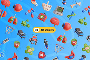 Healthcare and Medical 3D Icons, an Object 3D Model by Rakata Studio (Thumbnail 5 of 7)