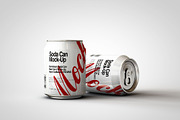 Mini Soda Can | Beer Can Mock-Up V3, a Household Mockup by TSOBG (Thumbnail 12 of 15)