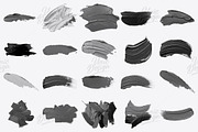 42 Oil Paint Photoshop Brushes, a Brush Add-On by UnicDesign (Thumbnail 3 of 4)