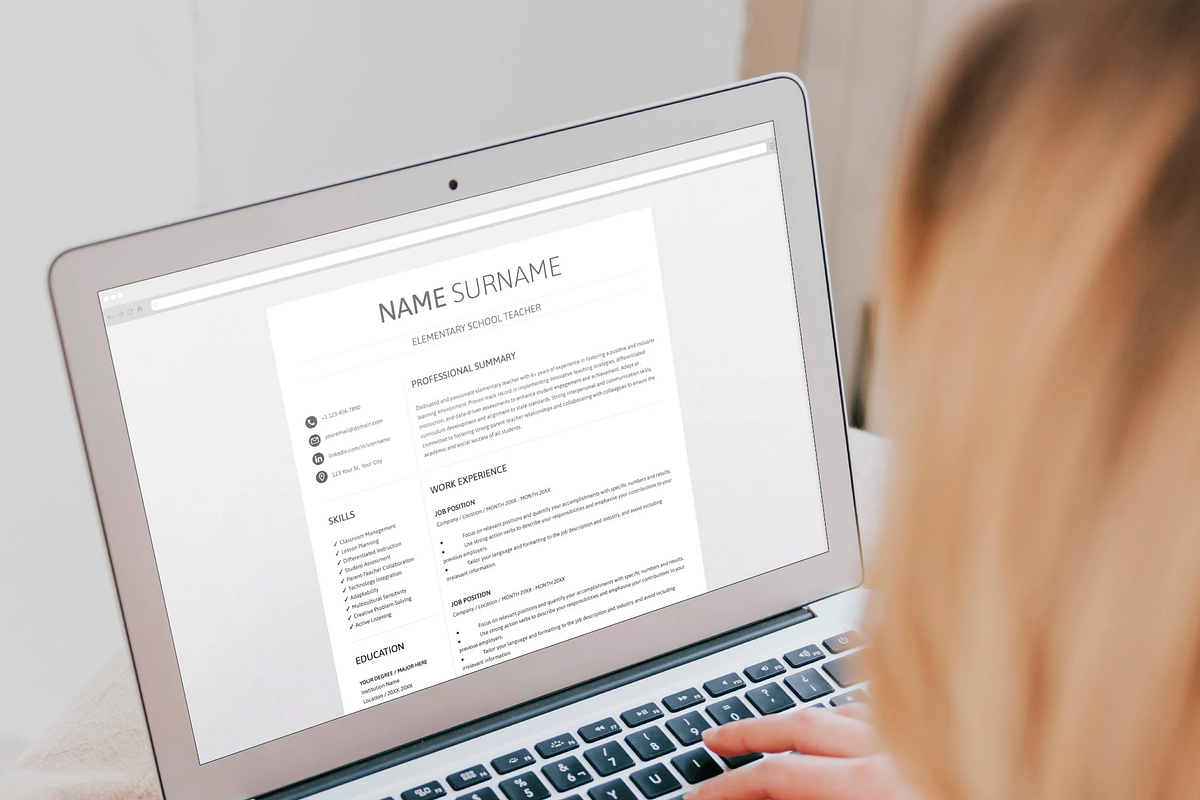 Teacher Resume Template Word Google, a Resume Template by OkiDocs Resume Templates (Photo 5 of 10)