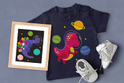 Kids Space Vector Clipart Bundle, a Decorative Illustration by NataKa (Thumbnail 6 of 10)