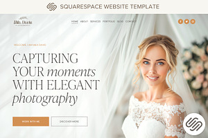 Squarespace Template Photography