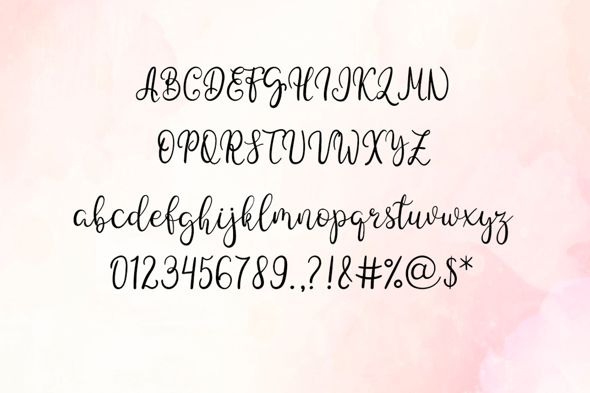 Arrow font, a Script Font by JuliaKJ (Photo 2 of 5)