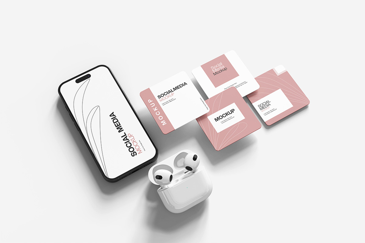 Social Media Mockup, a Product Mockup by MrLetters (Photo 5 of 5)