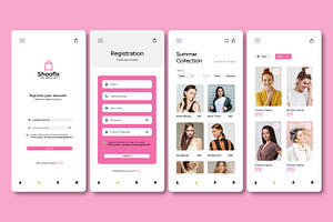 Product Mobile App UI Layout, an UI Kit Template by CreativeShaper