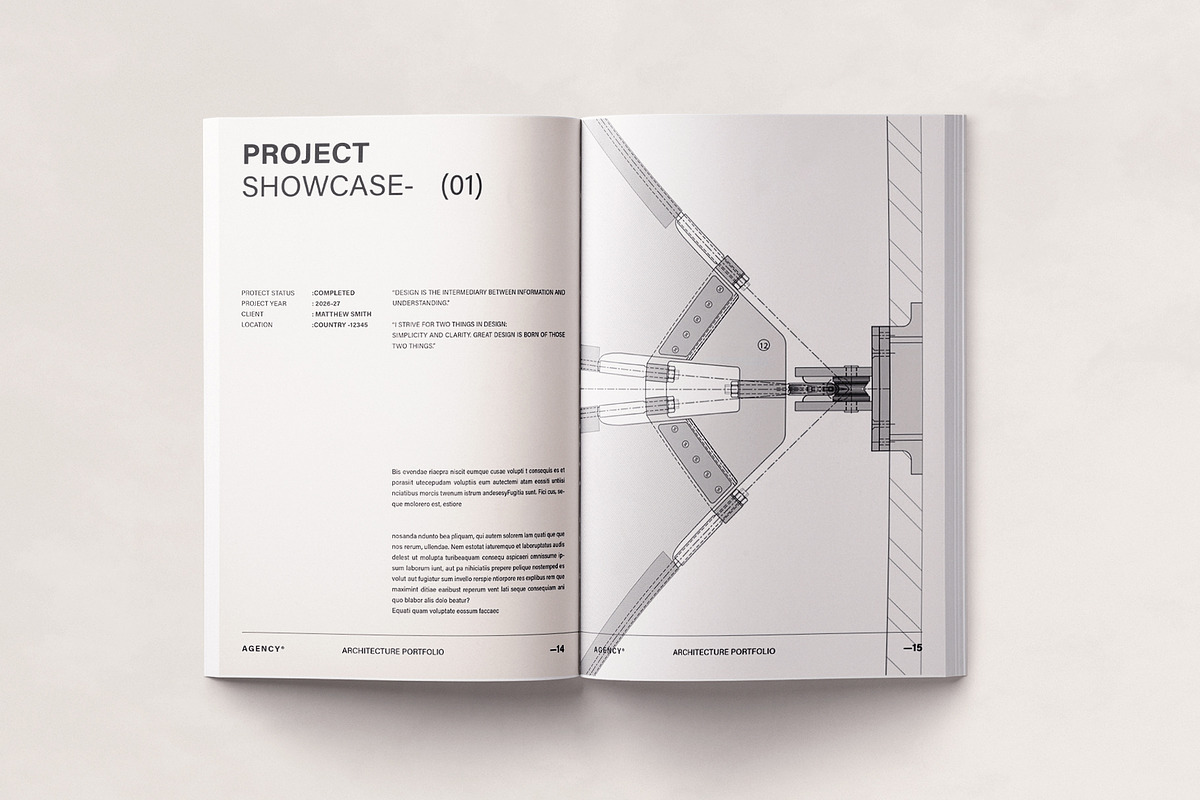 Architecture Portfolio Template, a Brochure Template by ArtisanaAura (Photo 7 of 21)