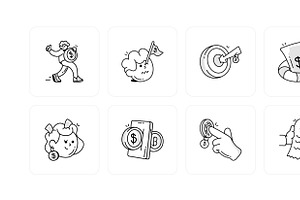 Banking And Investment Icon Set