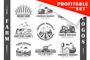 18 Farm Logos Templates, a Branding & Logo Template by Art Design (Thumbnail 1 of 11)