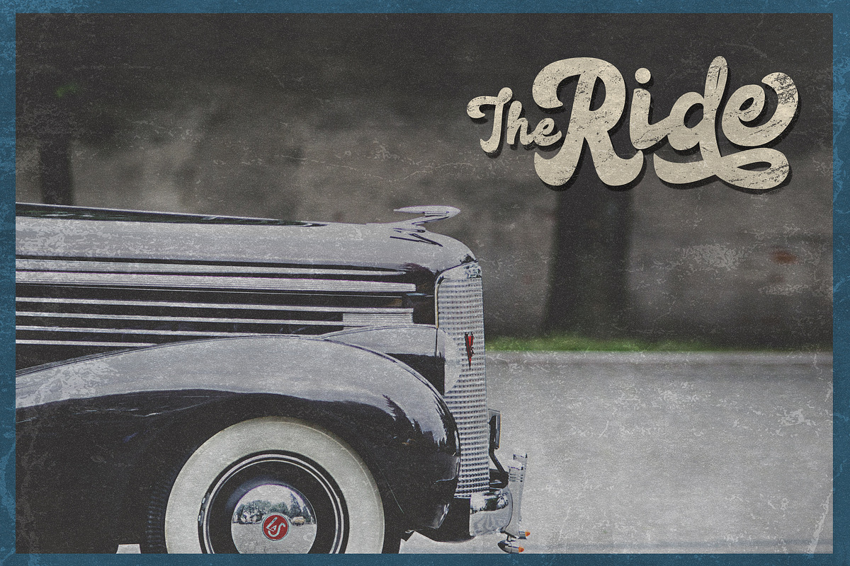 Anggada - Vintage Script Font preview 6