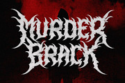 Murder Brack - Death Metal Font, a Blackletter Font by Multype Studio (Thumbnail 2 of 11)