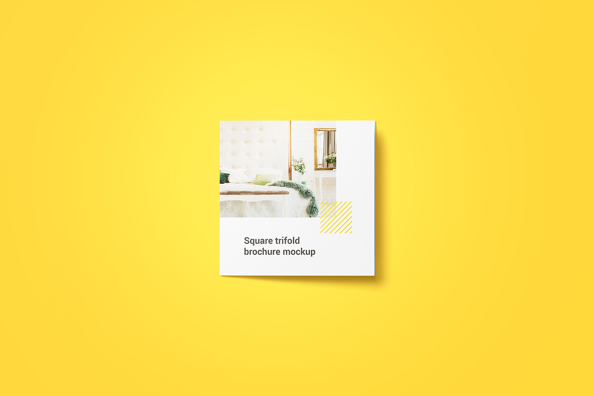 Square Trifold Brochure Mockup, a Product Mockup by Mockup Supper (Photo 13 of 17)
