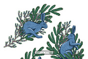 Moonlit Woodland — Winter Patterns, an Animal Illustration by Liiafis (Thumbnail 12 of 15)