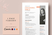Professional Job Resume Template, a Resume Template by Niofix (Thumbnail 2 of 6)