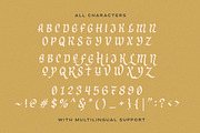Forestine - Stylish Blackletter, a Blackletter Font by Sarid Ezra (Thumbnail 7 of 7)