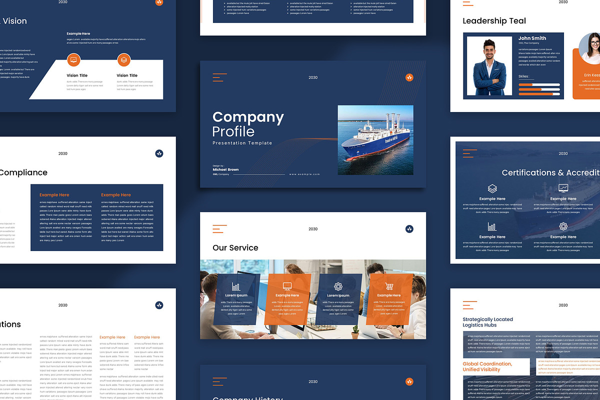 Company Profile Template, a Presentation Template by Pradaxa (Photo 3 of 6)